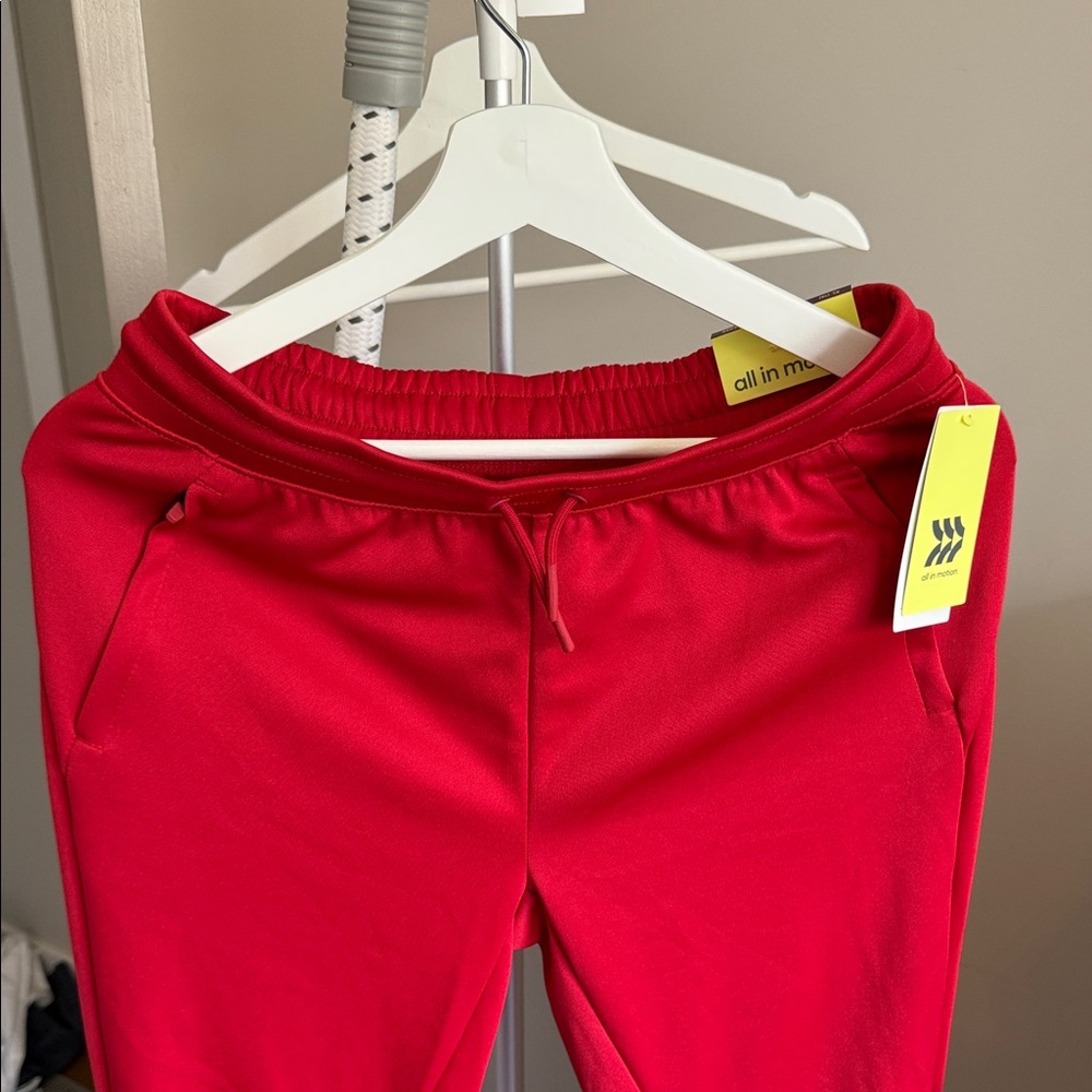 All In Motion Kids Red Joggers